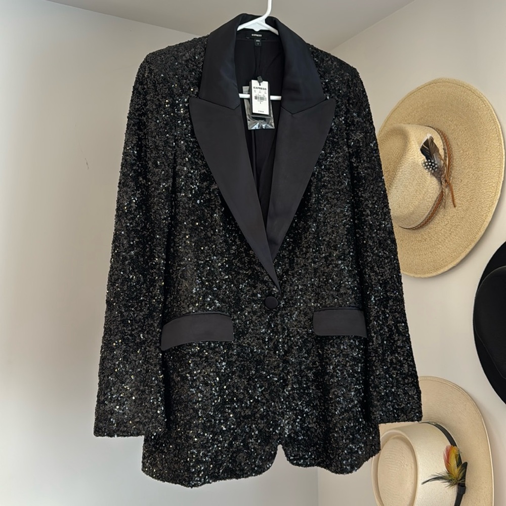 NWT Express Sequin Blazer